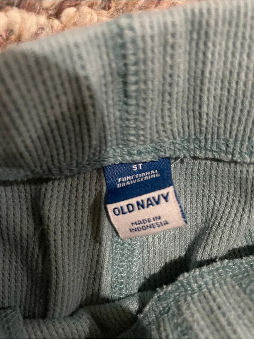 Old Navy Waffle Knit Bike Shorts in Sage